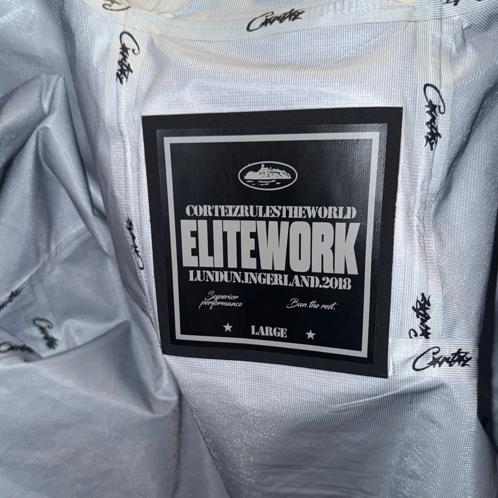 CORTEIZ Men's Black Reflective ELITEWORK Waterproof Shell Jacket - Picture 6 of 6